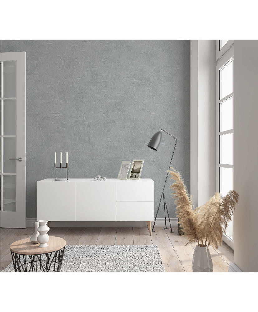 Vliestapete Grau Uni | Marburg Shades 32404 | Zeitlose Eleganz für Ihre Wände