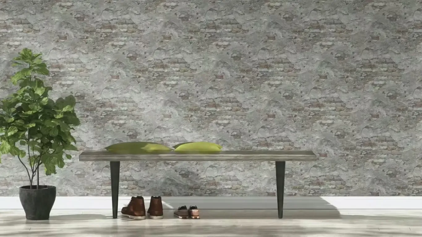 Rasch Vliestapete 939330 Factory III - Steinoptik Mauer Grau Braun