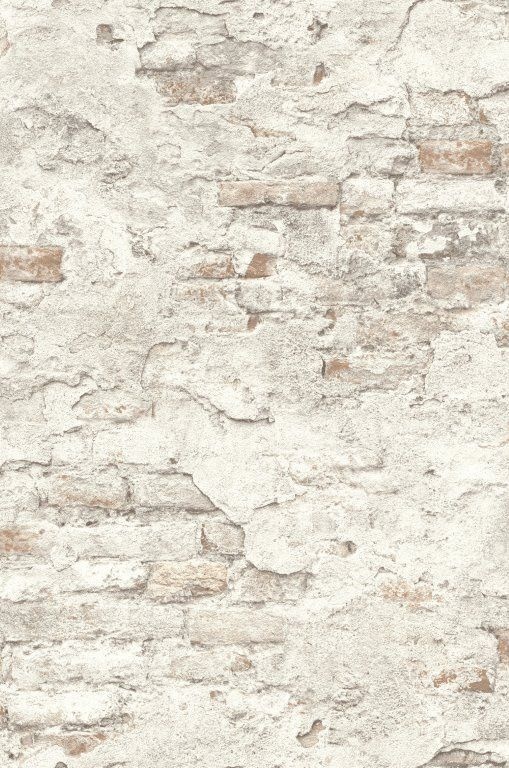 939316 Grau Vliestapete mit Steinmuster von Rasch